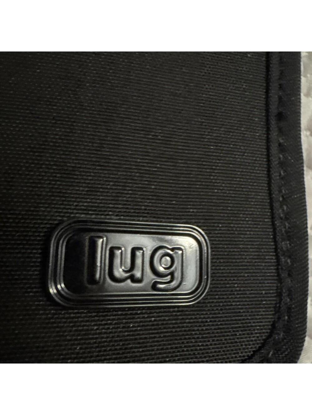Lug Canoe Makeup Brush holder cosmetic Bag travel zip Black W/Stars NWT! - Picture 3 of 11